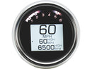 MLX-3000 Series Speedometer/Tachometer 250mph Chrome Bezel - 3-3/8 Inch x 85.7mm