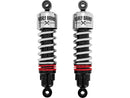 Slammer Plus 11.5" Twin Shocks Chrome For 91-17 Dyna