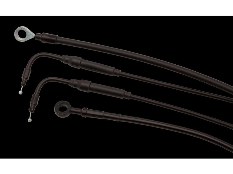 Gorilla Bar Cable Kit Black Vinyl Non-ABS Cruise Control - 14 Inch