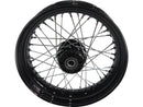 OEM Style 40-Spoke Rear Wheels Black For - 16 x 3.00 Inch