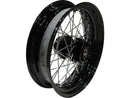 OEM Style 40-Spoke Rear Wheels Black For - 16 x 3.00 Inch