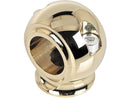 Old Style Riser For Routing Drilled For Internal Wires Brass Polished - 1.25 Inch