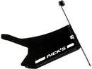 FXDR Stainless Steel License Plate Side Mount Kit German Long Flat Black Satin