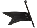 FXDR Aluminum License Plate Side Mount Kit German Long Flat Black Satin
