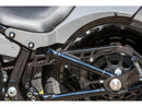 Square Softail Belt Guard Flat Black Satin For 18-22 Softail