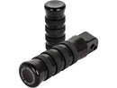 O-Ring Foot Pegs For Softail 18-Up Passenger Anodized Black