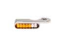 OEM Hand Control LED Turn Signal / Position Lights Chrome Smoke LED For 90-03 Sportster