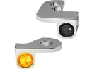 Nano Series LED Turn Signals Chrome Smoke LED For 90-03 Sportster
