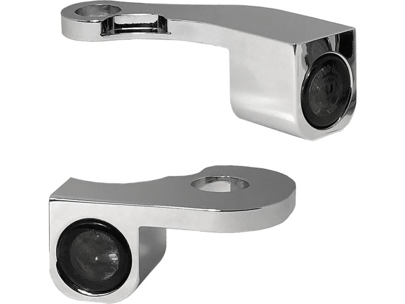 Nano Series LED Turn Signals Chrome Smoke LED For 15-17 Softail