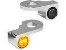 Nano Series LED Turn Signals Chrome Smoke LED For 10 FLSTSE