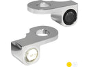 Nano Series LED Turn Signals / Position Light Chrome Smoke LED For 10 FLSTSE