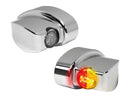 Nano Series Winglets 3in1 LED Turn Signals / Taillight / Brake Light Chrome Smoke LED