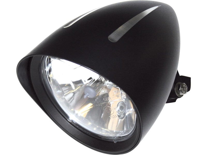 Classic 1 Extreme Headlight Black H4 - 5-3/4 Inch