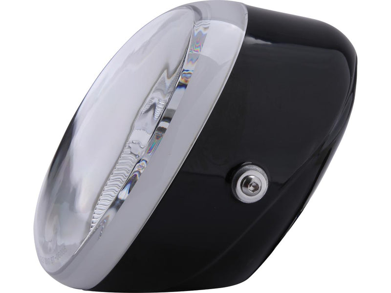 Oval Headlight Black H9