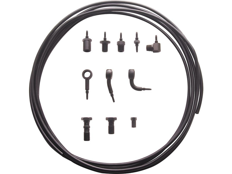 Econoline Stainless Steel Clear Coated Front Brake Line Kit For 84 FXSB