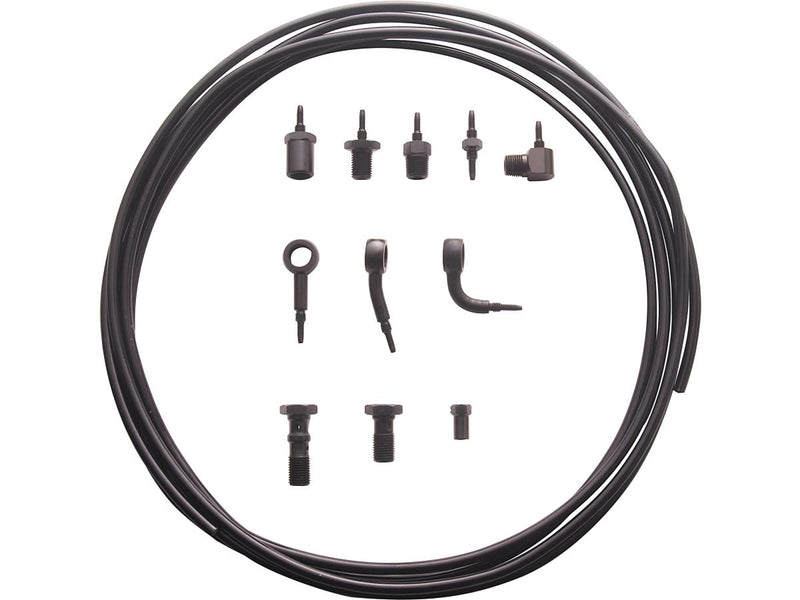 Econoline Stainless Steel Clear Coated Front Brake Line Kit For 94-03 FLHR