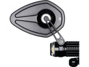 Mo.View Pace Bar End Mirror Stem Anodized Black - 60mm