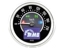 ELT48 Target Tachometer Adjustable Illumination 220 Km/h Chrome / Black