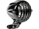 Alcatraz Headlight Black Powder Coated H4 - 4 Inch