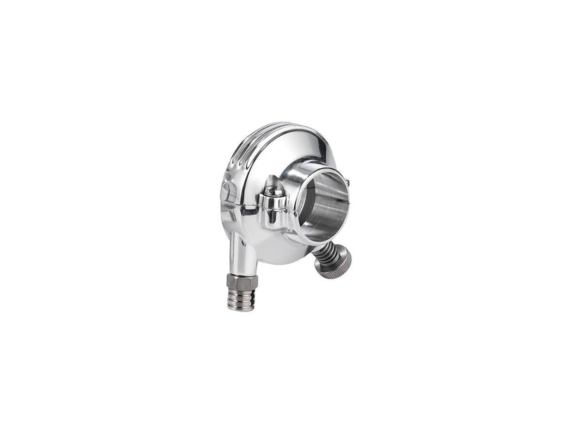 Deluxe External Throttle Housing With Stainless Steel Cable Register Aluminium Polished - 1"