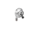 Deluxe External Throttle Housing With Stainless Steel Cable Register Aluminium Satin - 1 Inch