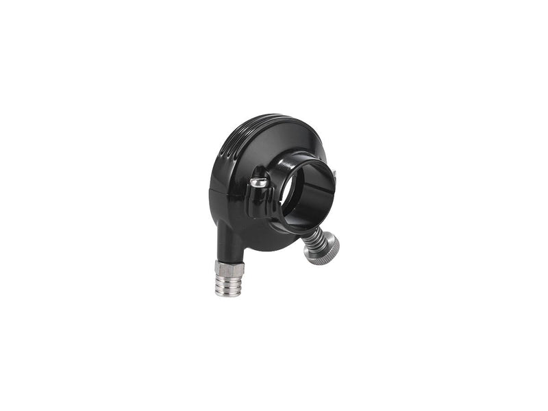 Deluxe External Throttle Housing With Stainless Steel Cable Register Black - 1 Inch
