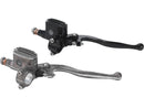 Classic Brake Master Cylinder Kit Black Anodized 14mm 1 Inch Dual Disc
