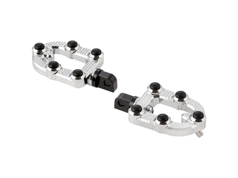 MX Footpegs Chrome