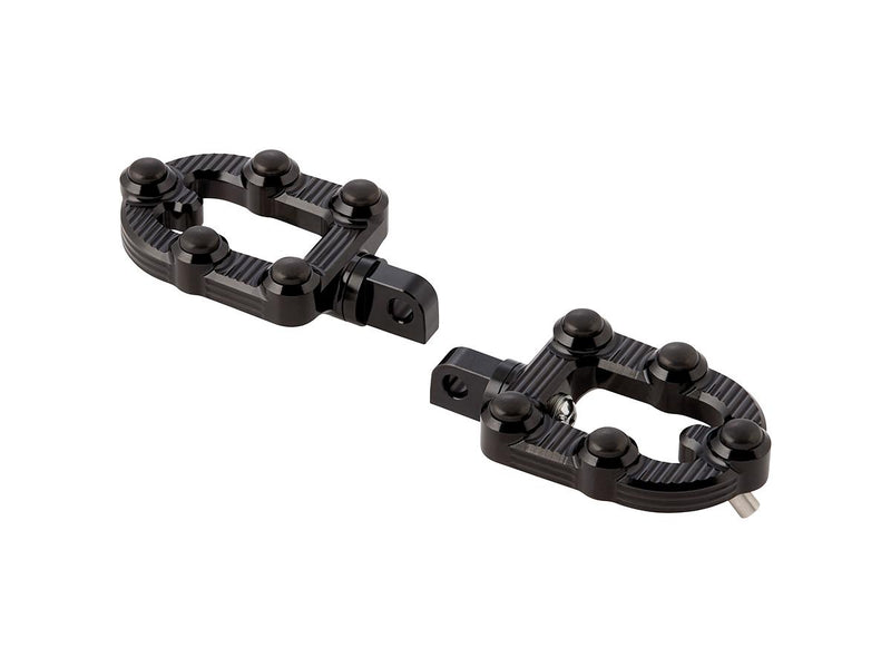 MX Footpegs Black Anodized