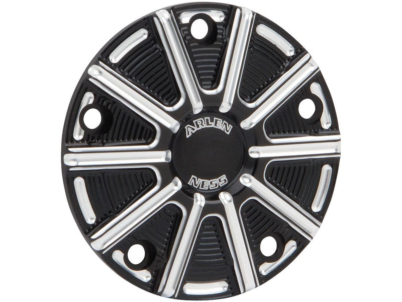 10-Gauge Point Cover 5-Hole Black Anodized For 18-23 Softail