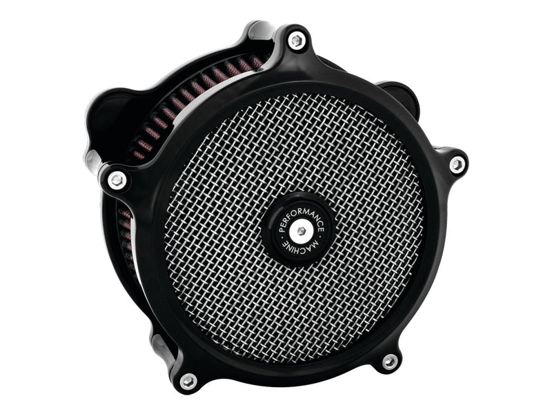 Super Gas Air Cleaner Black For 17-22 Touring