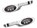 Universal Elypse Front Turn Signals Chrome Smoke LED