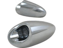 Mini Fender Strut LED Turn Signal / Taillight / Brake Light Chrome Smoke LED