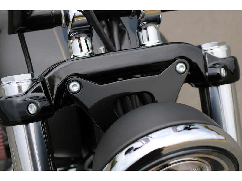 Bates Style M-8 Breakout Headlight Bracket Black