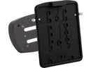 Slide-in Licence Base Plate Matt Black For Kellermann Atto DF 3 in 1 - 180 x 200mm