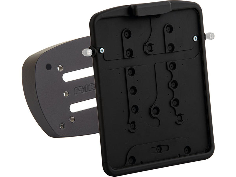 Slide-in Licence Base Plate Matt Black For Kellermann Atto DF 3 in 1 - 180 x 200mm