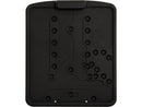 Slide-in Licence Base Plate Including License Plate Light German Matt Black - 180 x 200mm