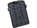 Slide-in Licence Base Plate Including 3-1 Turn Signals German Matt Black - 180 x 200mm