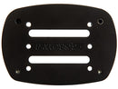 Softail M8 Licence Plate Mounting Adapter Black Anodized