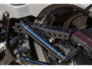 Hole Softail Belt Guard Flat Staineless Steel Black Satin