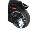 Side Mount License Plate Kit German Specification 220x200mm Chrome For 91-07 Softail