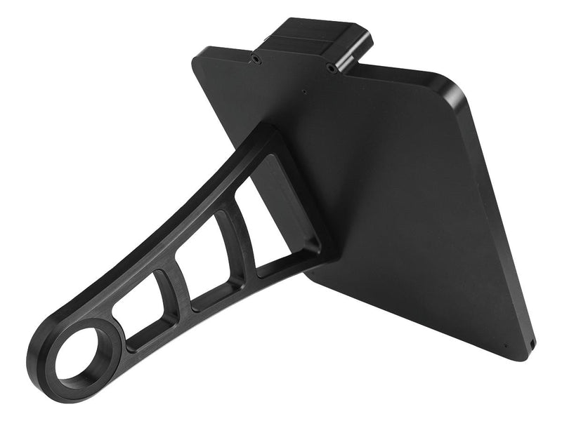 Side Mount License Plate Kit Austrian Specification 210x170mm Black Anodized For 91-05 Dyna