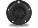 Scallop Point Ignition Cover Black Ops For 99-17 Dyna