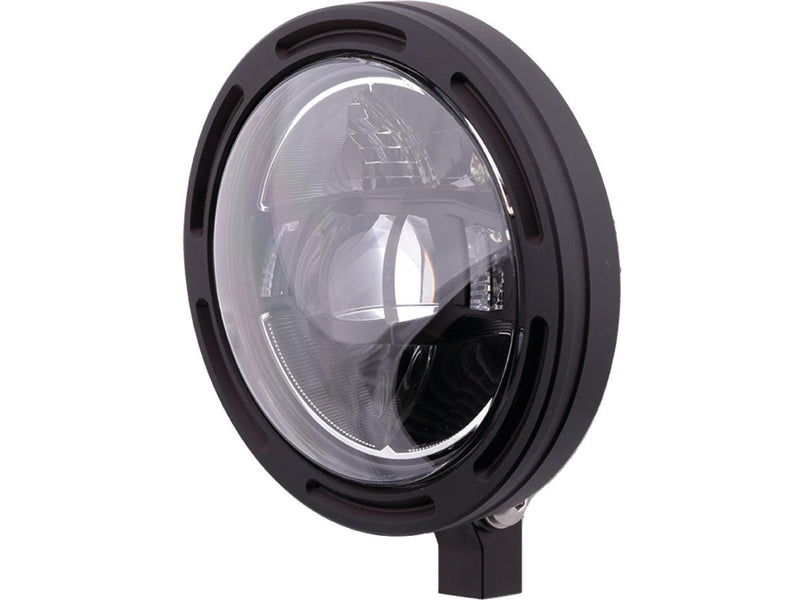 Frame-R2 Type 10 LED Headlight Bottom Mounted Black LED - 5-3/4 Inch