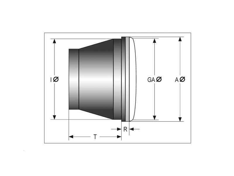 Typ 10 LED Headlighteinsatz Clear LED - 5.75 Inch