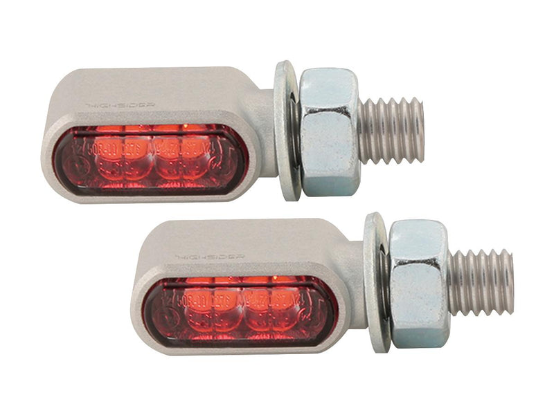 Little Bronx LED Turn Signals / Taillight / Brake Light Silver Tinted LED