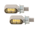 Little Bronx LED Turn Signal / Position Light Silver Tinted LED