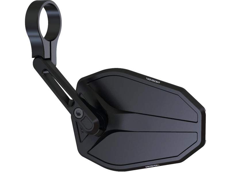 Victory-Slim Bar End Mirror Long Version Black Satin