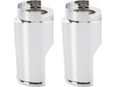 Fat Tire Billet Fork Boots Chrome For 93-13 Touring