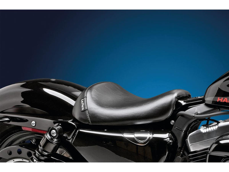 Bare Bones Solo Seat Smooth Black Vinyl For 11-20 XL1200X, 12-16 XL1200V